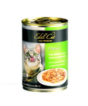 Консервированный корм для кошек Edel Cat Нежные кусочки в СОУСЕ с индейкой и печенью